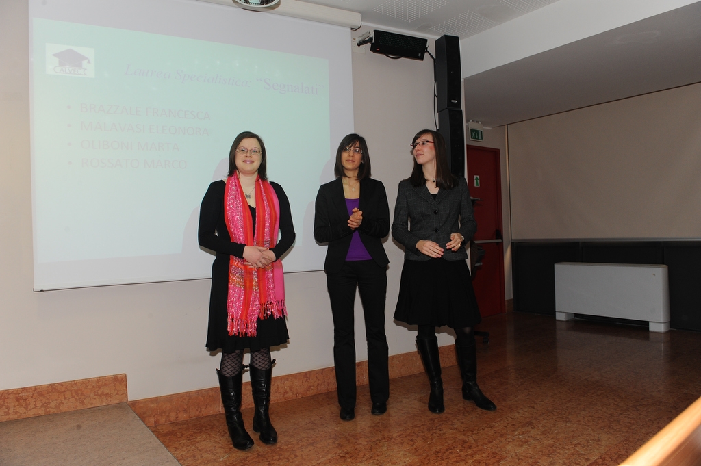 Neo laureati segnalati - Corsi di laurea specialistica - 1